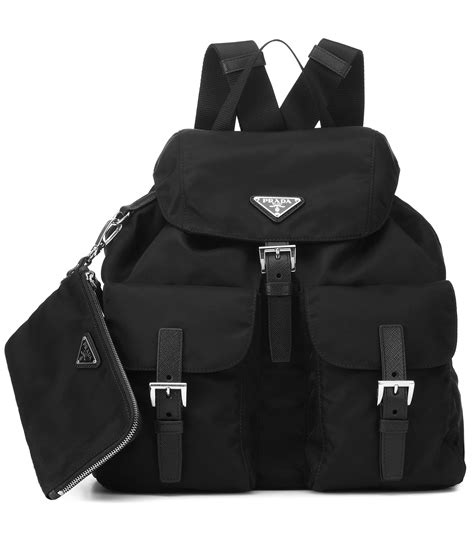 Prada: Black Nylon Backpack 